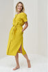 Image 5 of Summer linen dress features side pockets and a linen belt Milo from Baltic Linen